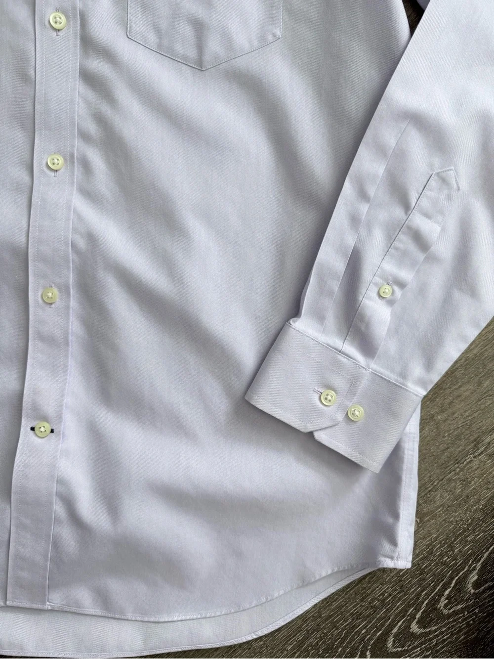 Banana Republic Men’s Dress Shirt M 15.5 Non-Iron Cotton Lavender Classic Fit